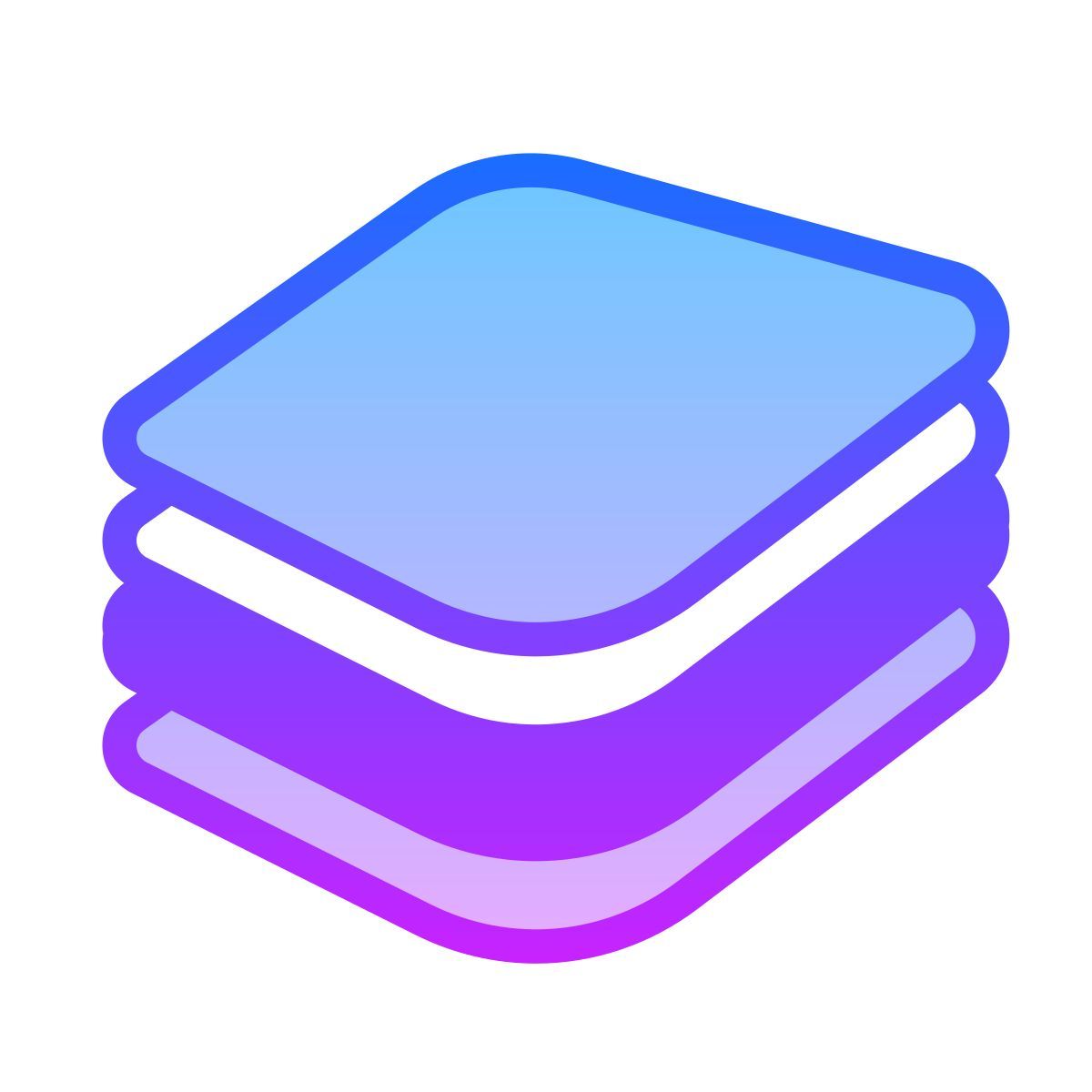 gradient style bluestacks icon