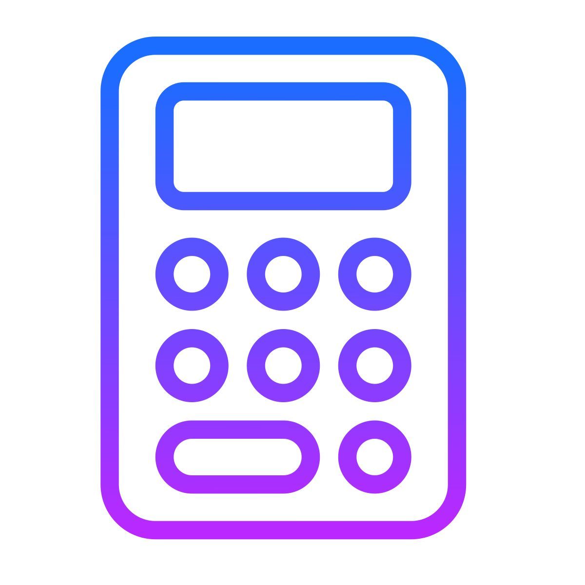 gradient style calculator icon