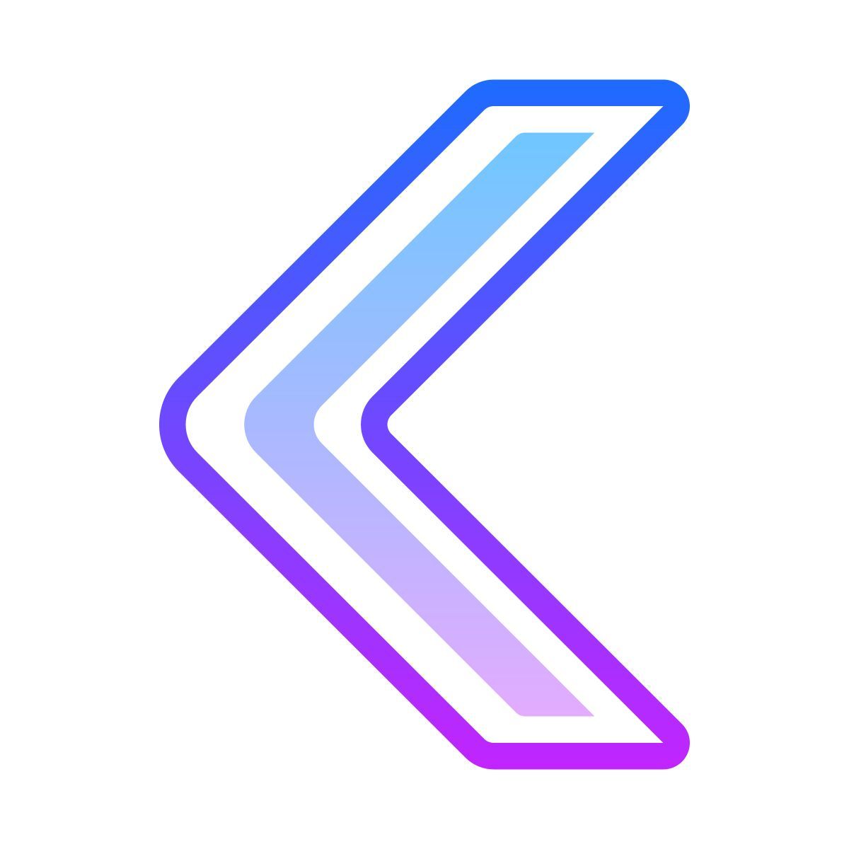 gradient style galón izquierdo icon