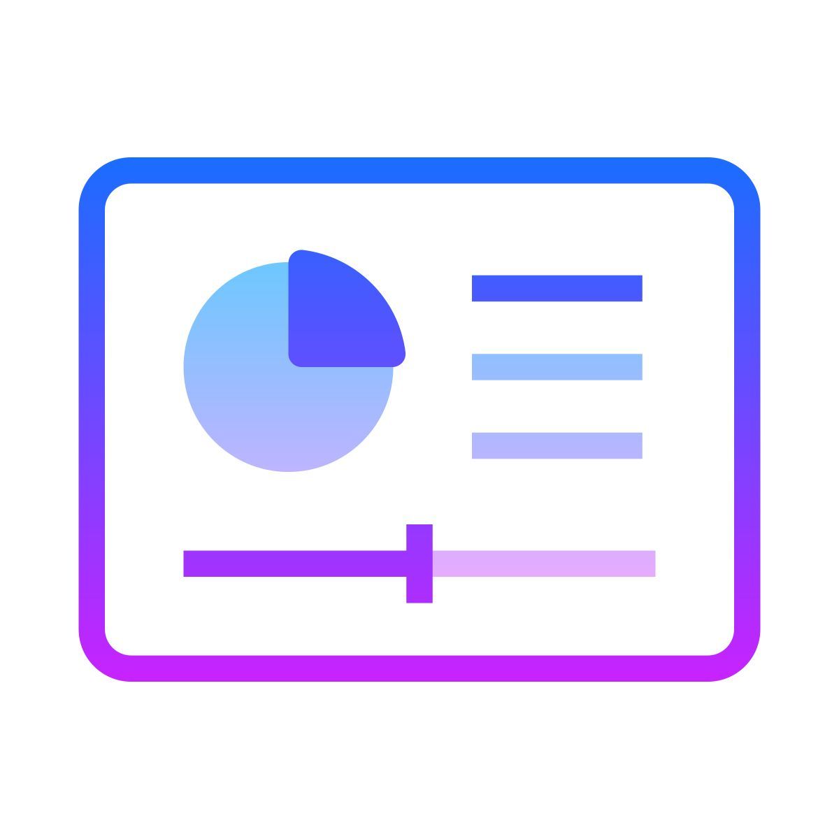 gradient style control panel icon