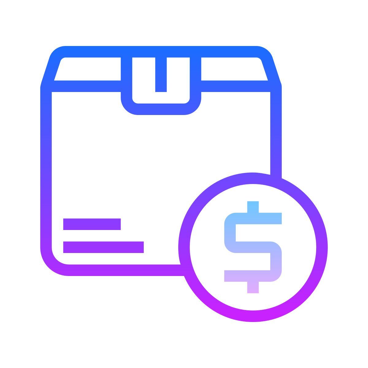 gradient style 费用 icon