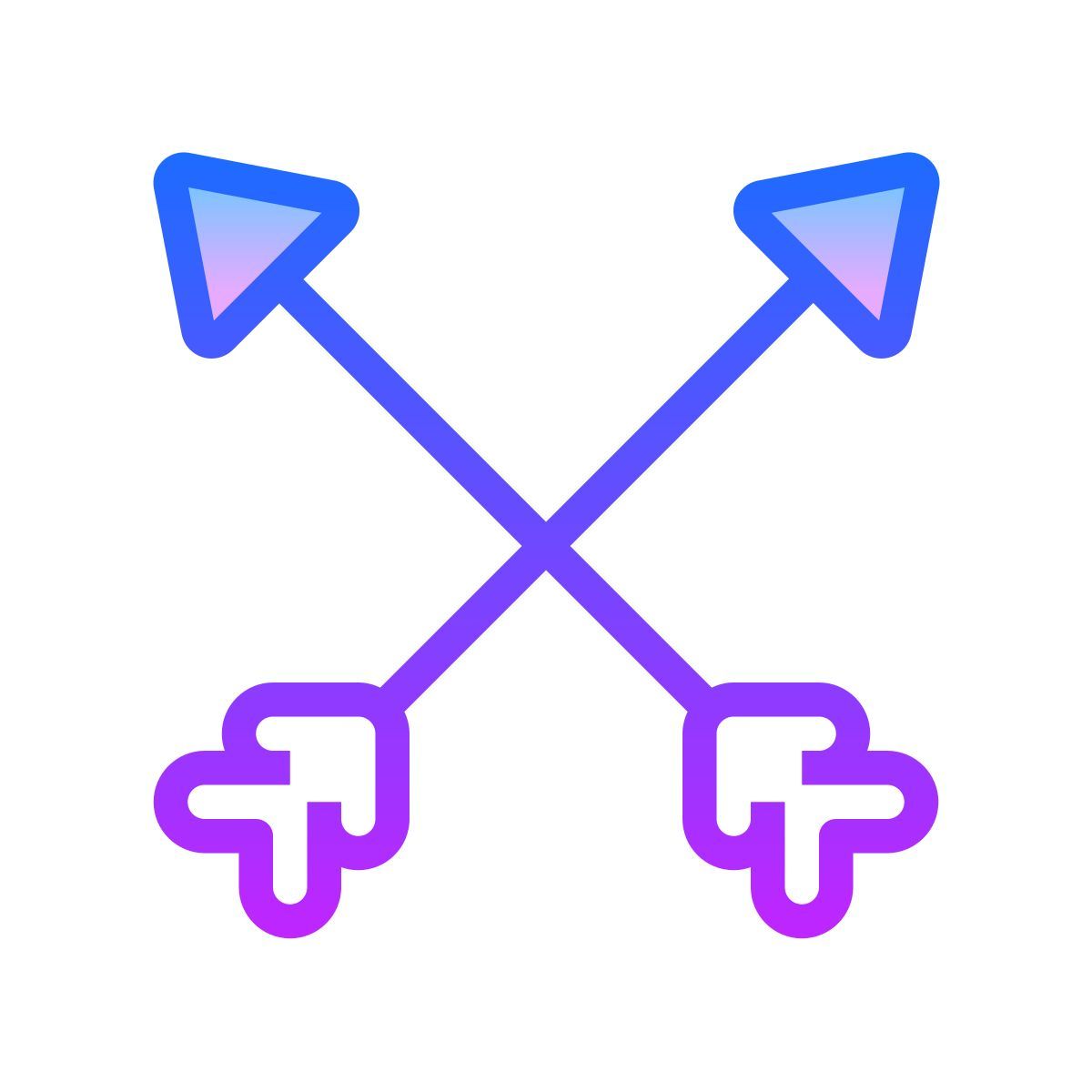 gradient style flèches icon