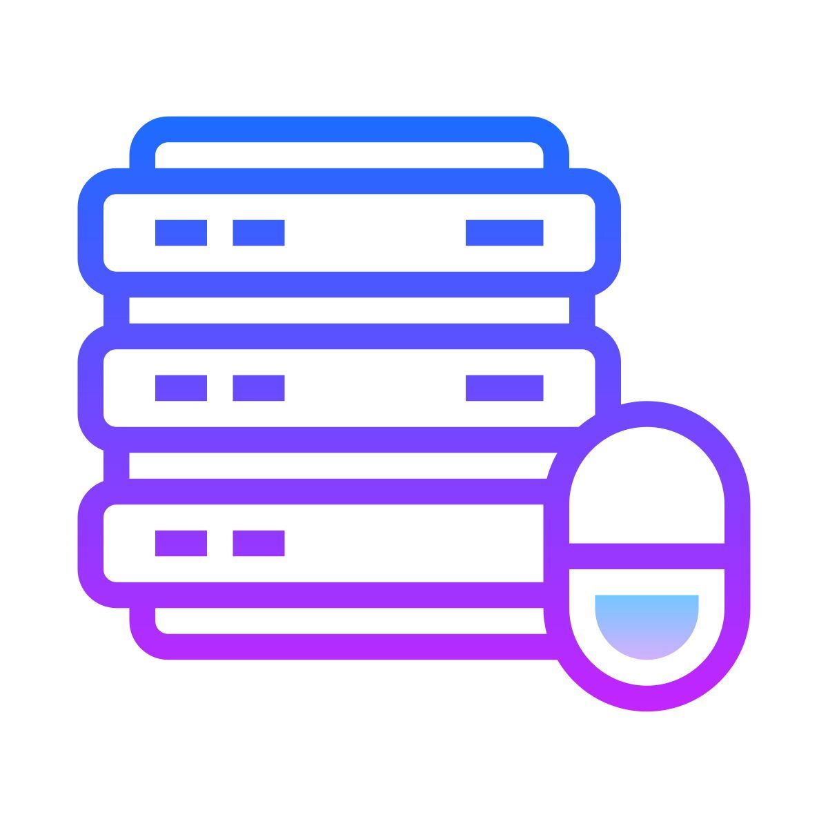 gradient style data recovery icon