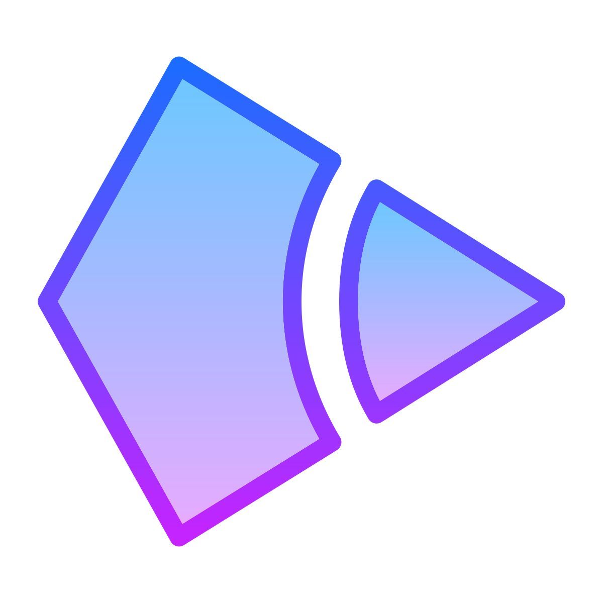 gradient style 画板 icon