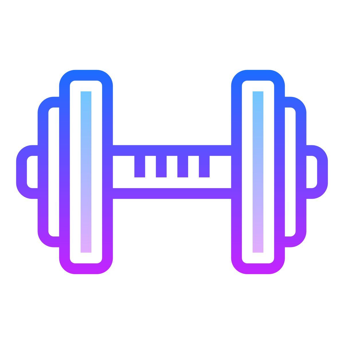 gradient style 哑铃 icon