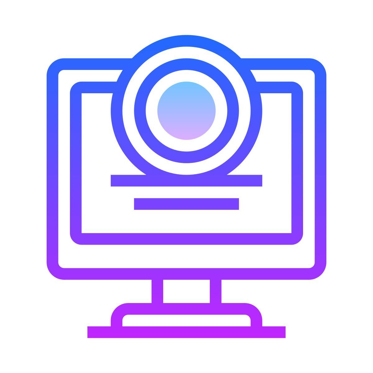 gradient style e commerce icon