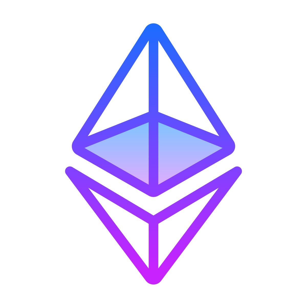 gradient style ethereum icon