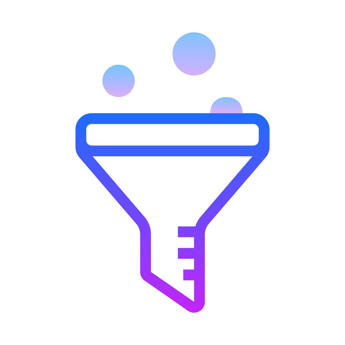 gradient style 필터 icon