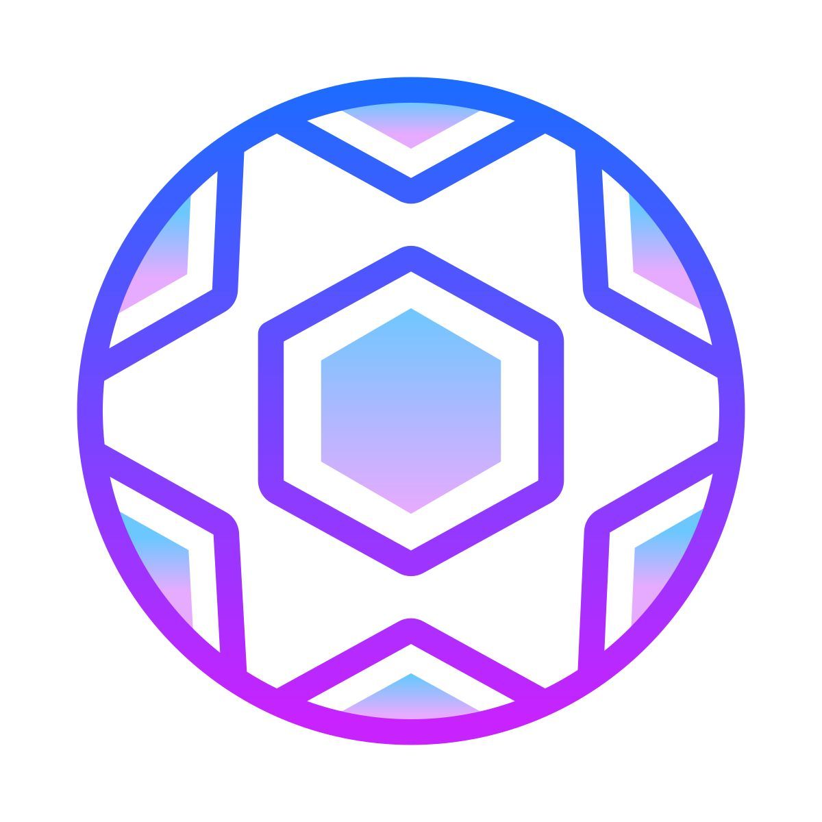 gradient style fútbol 2 icon