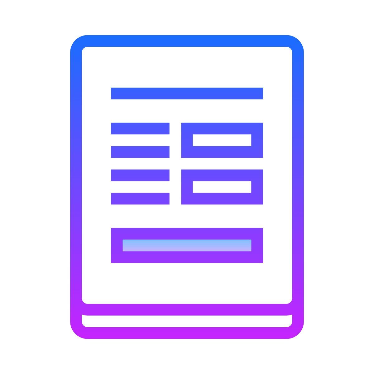 gradient style 형태 icon