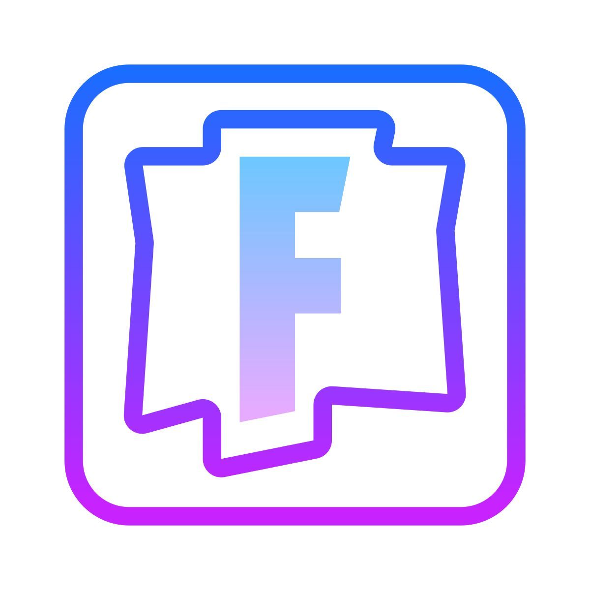 gradient style fortnite icon