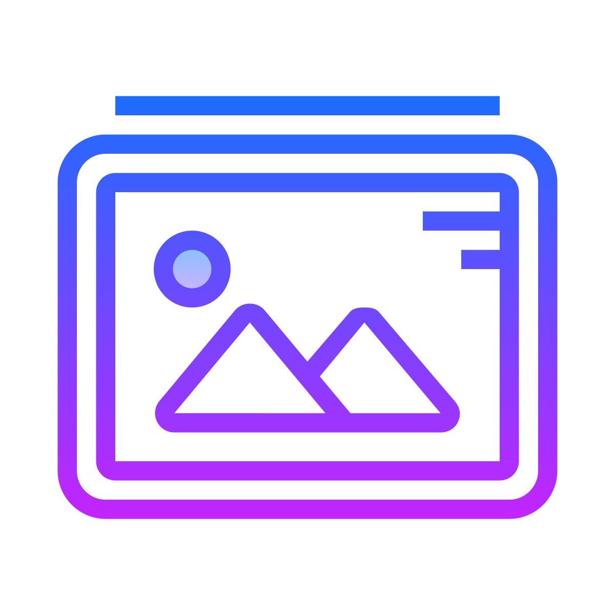 gradient style imagen completa icon