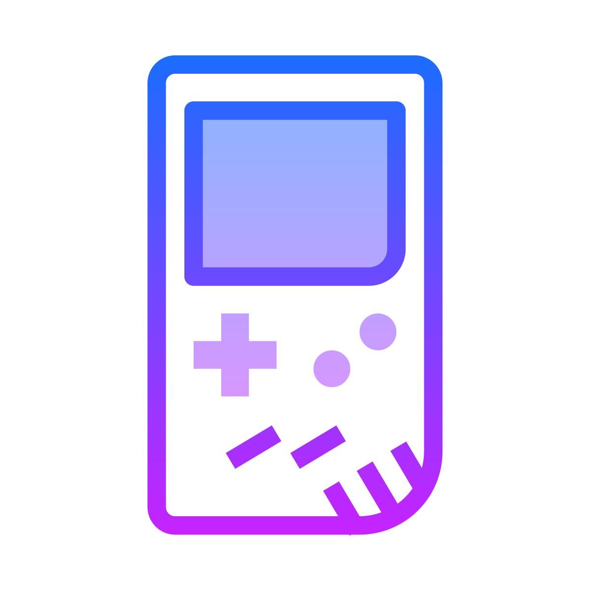 gradient style chico de juego icon