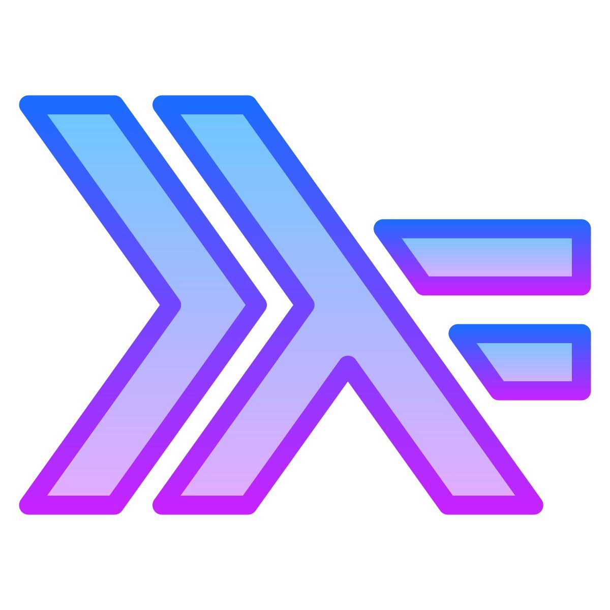 gradient style haskell icon