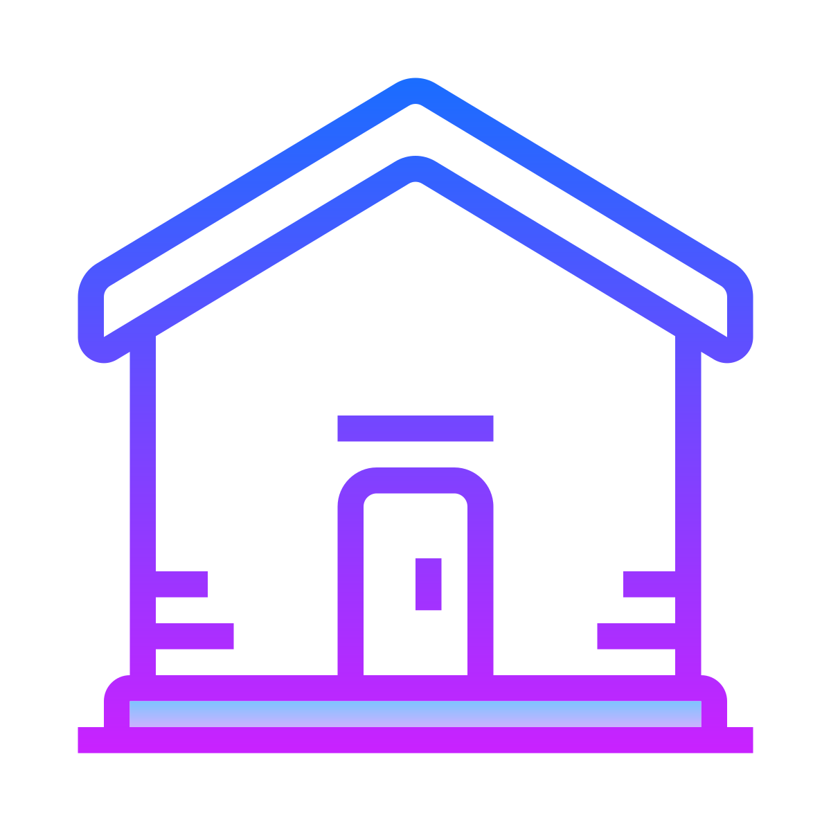 gradient style home page icon