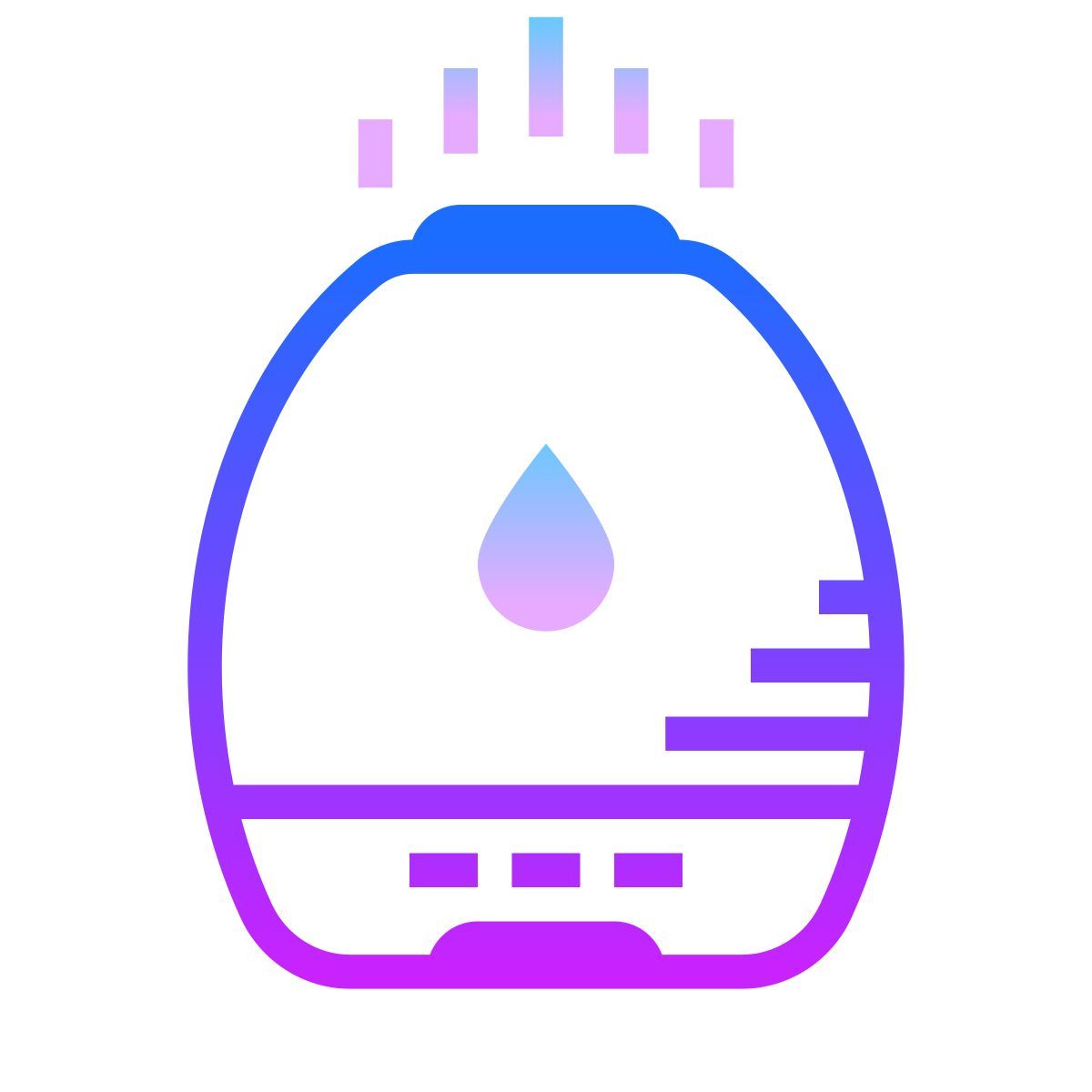 gradient style 加湿器 icon