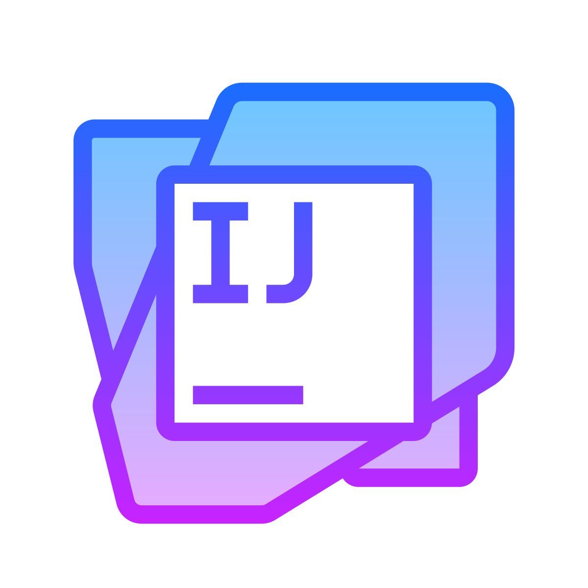 gradient style intellij icon