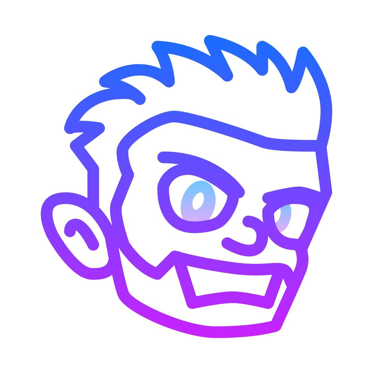 gradient style jetpack 兜风 icon