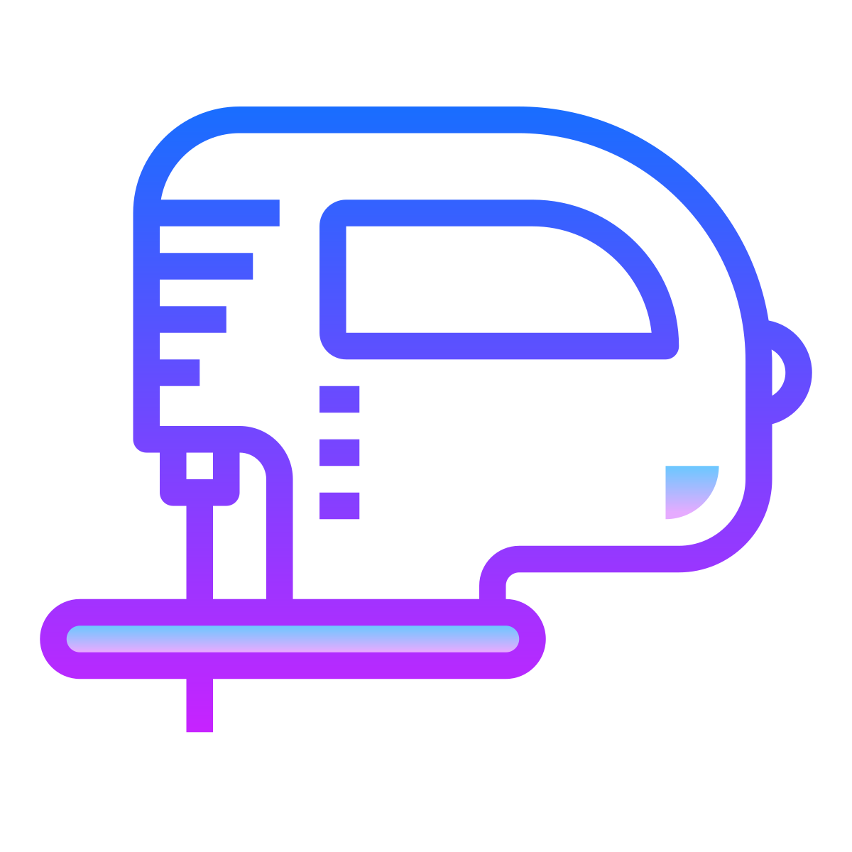 gradient style jigsaw icon