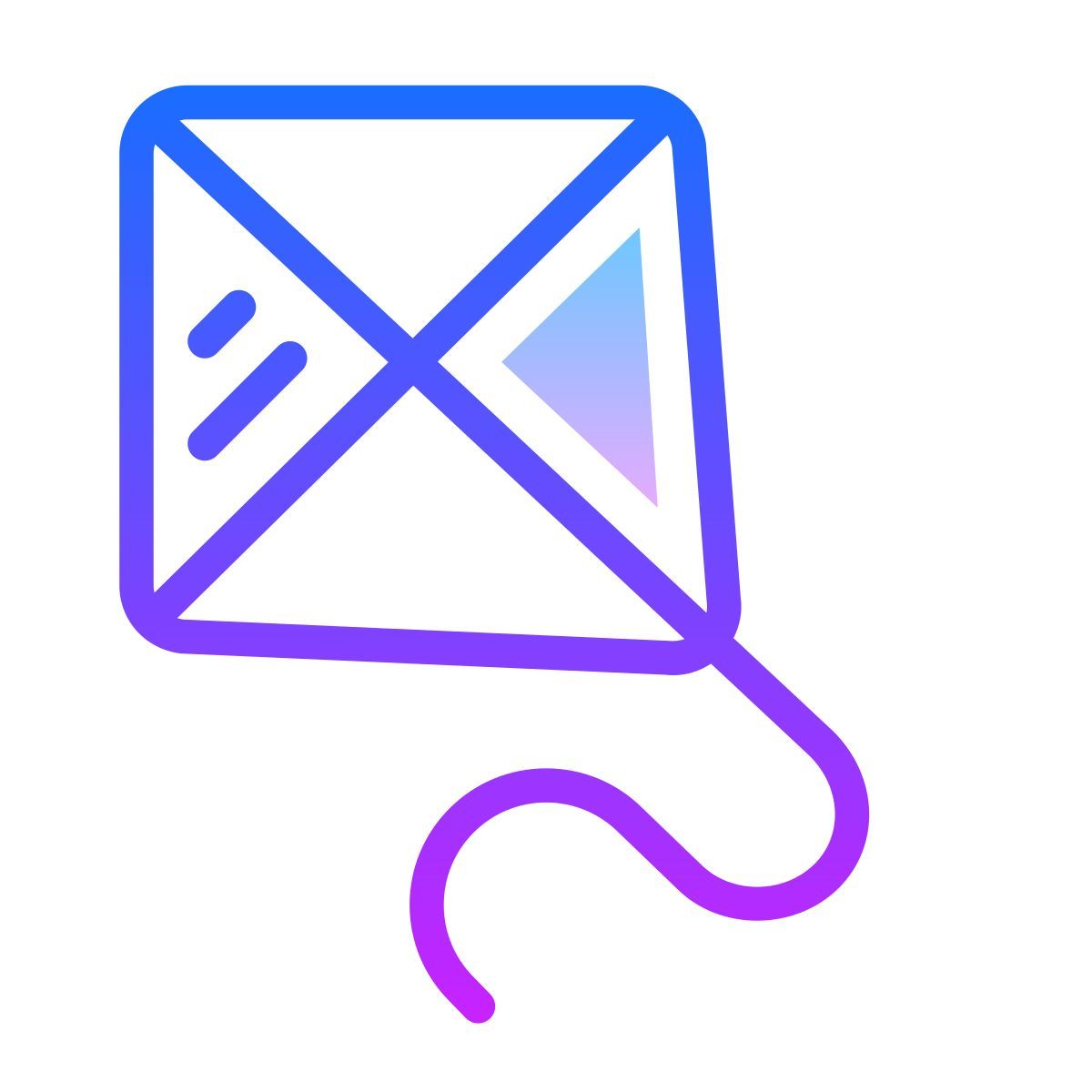 gradient style 风筝 icon