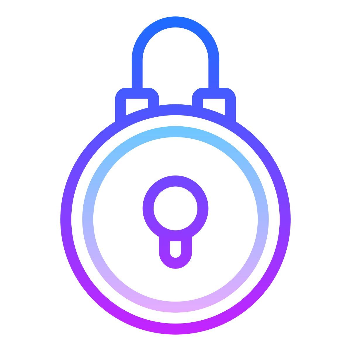 gradient style 2 잠금 icon