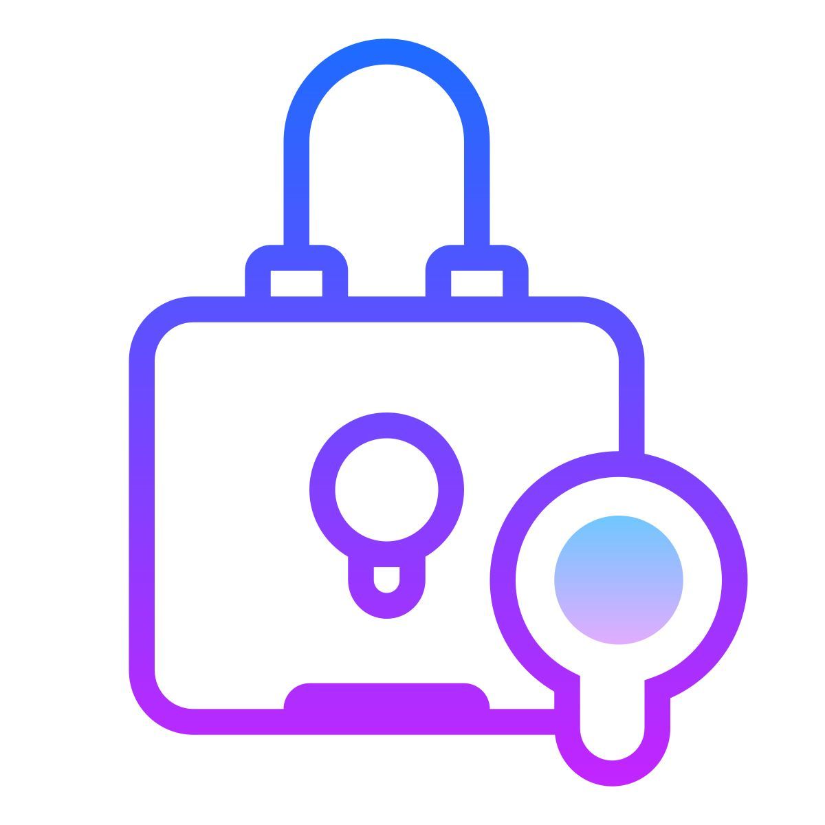 gradient style cadenas icon