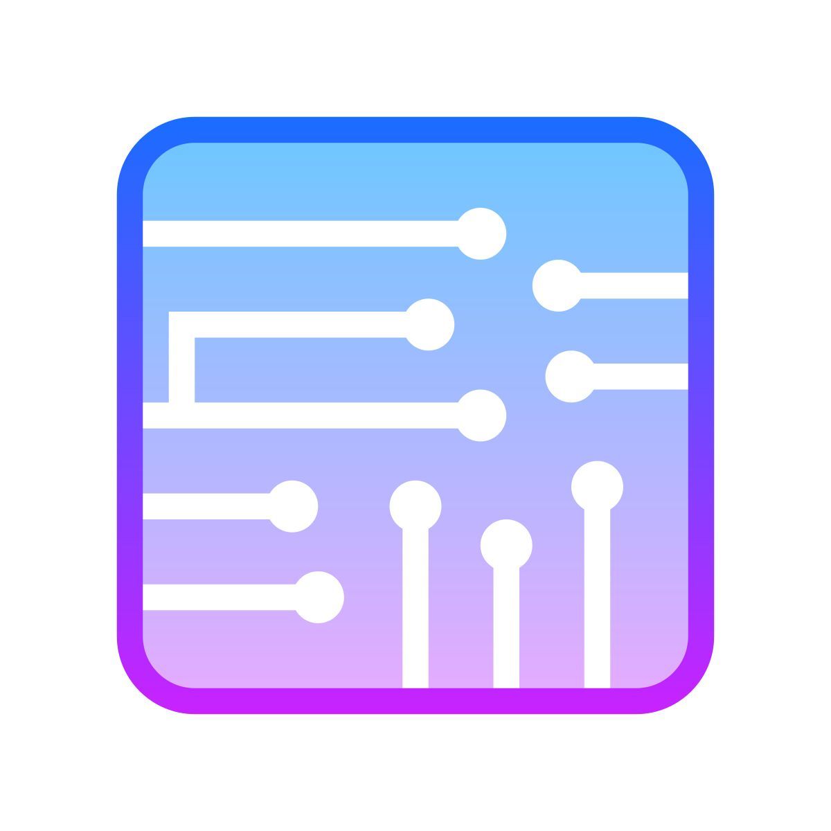 gradient style multisim icon