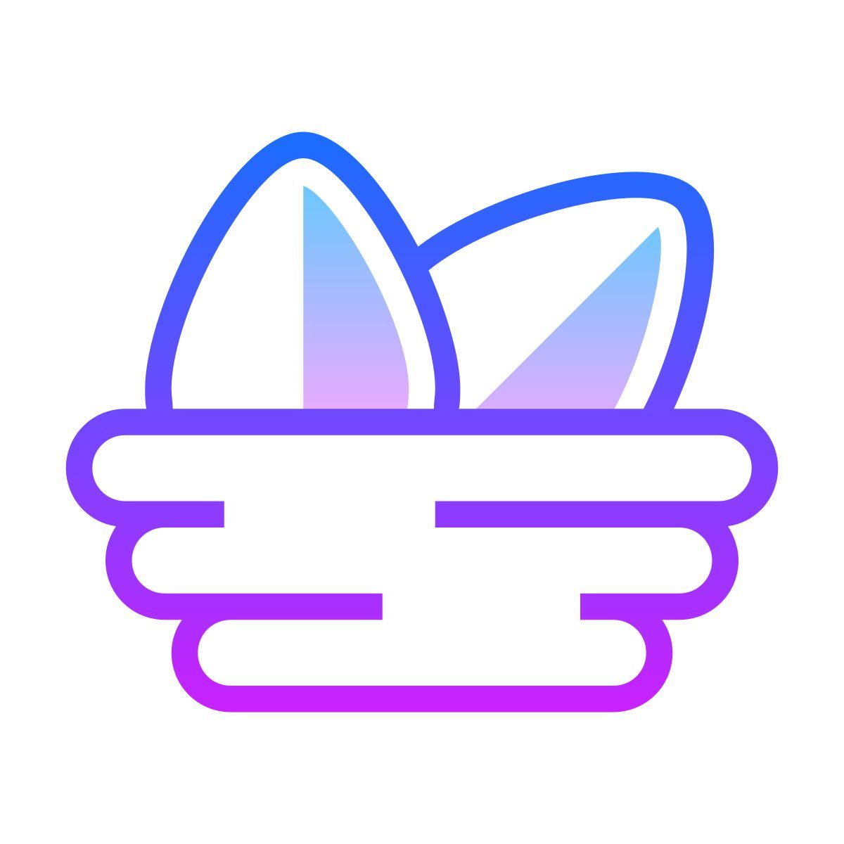 gradient style 둥지 icon