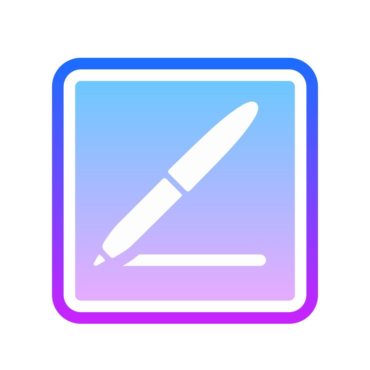 gradient style pages icon