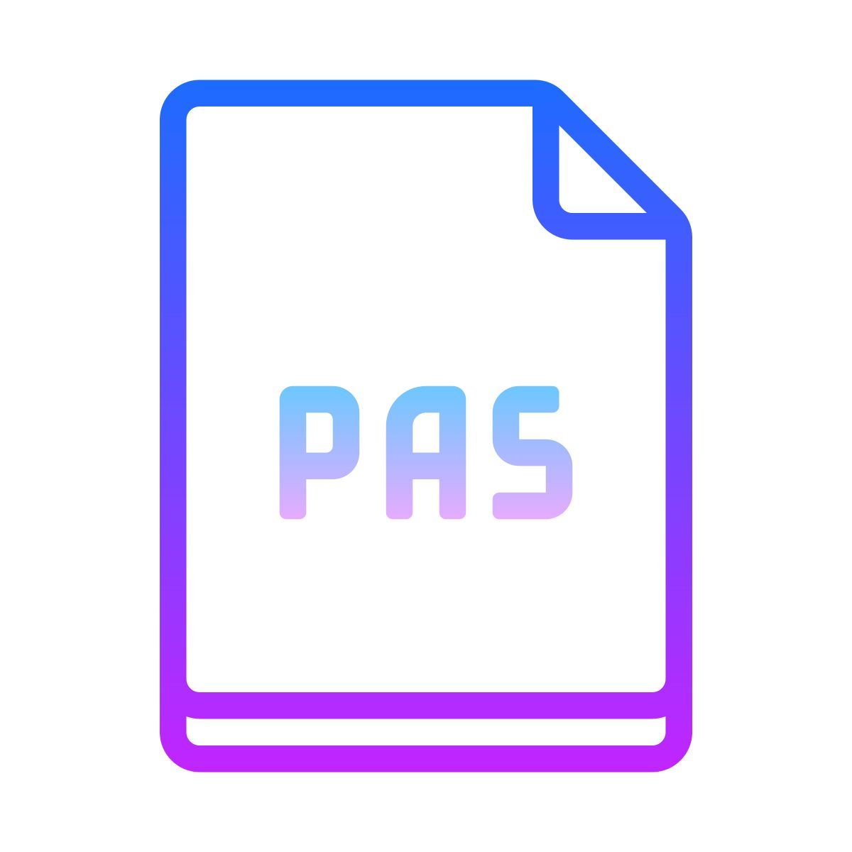 gradient style pas icon