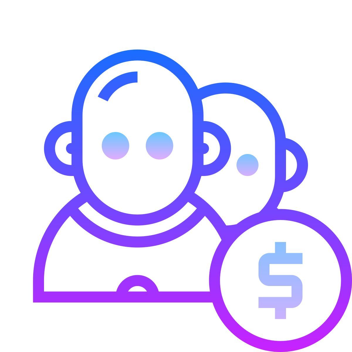 gradient style nómina icon