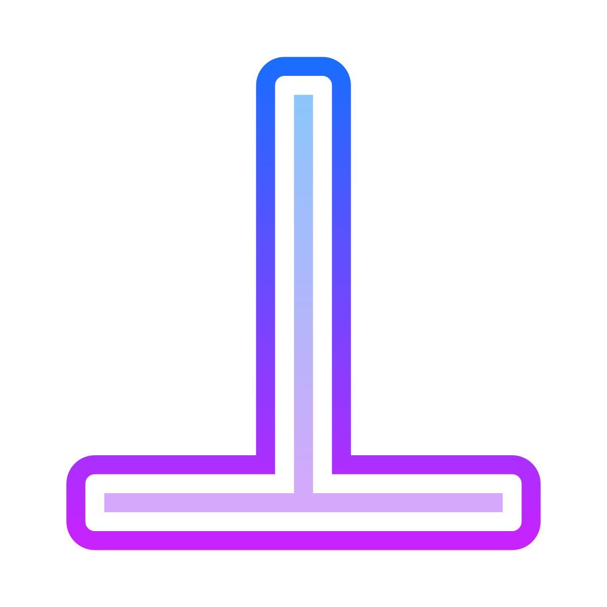gradient style 垂直符号 icon