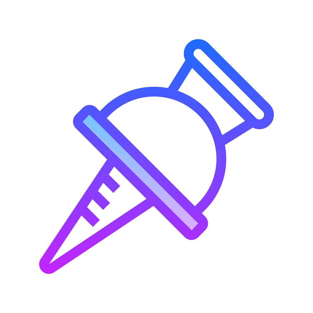 gradient style pin icon