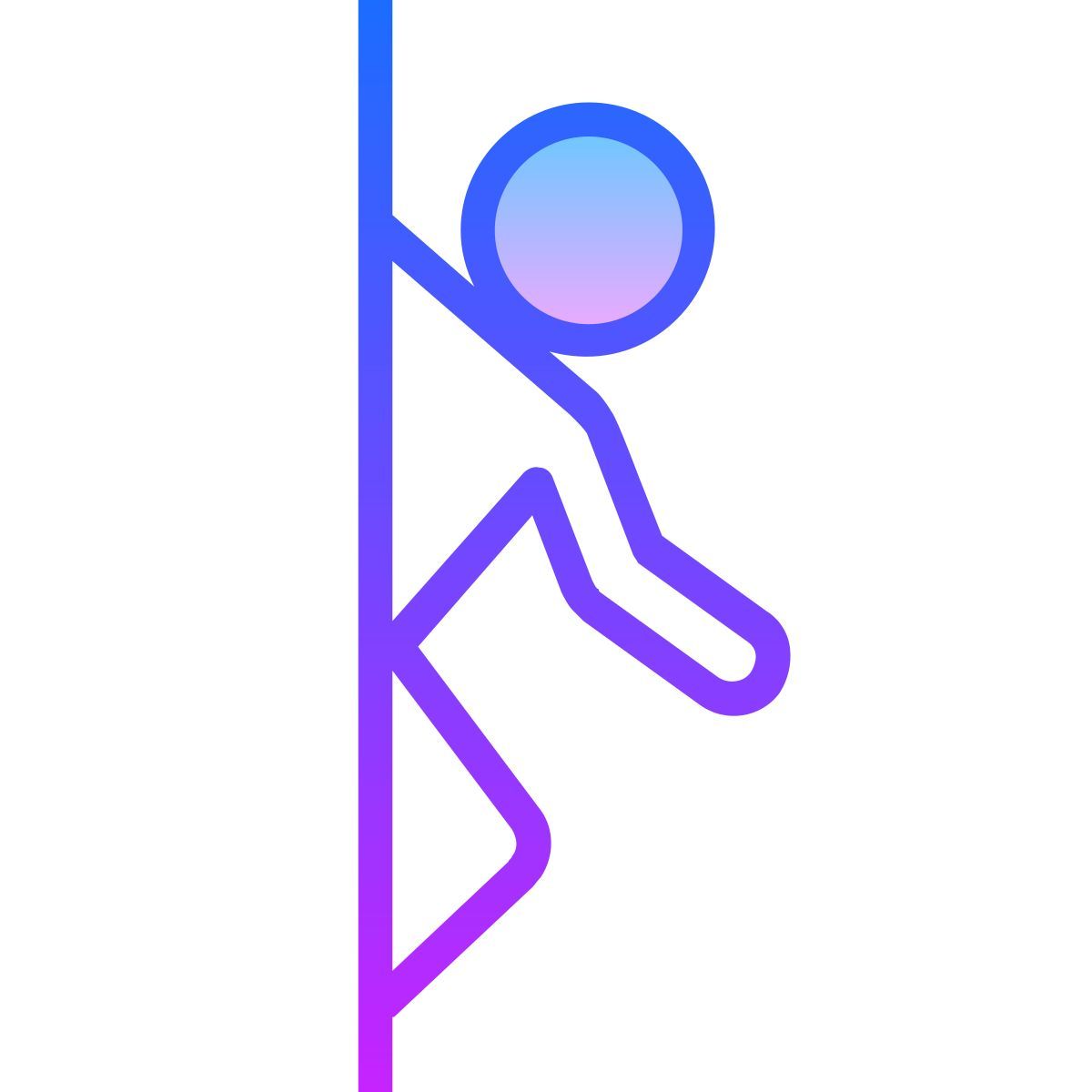 gradient style logo portale icon