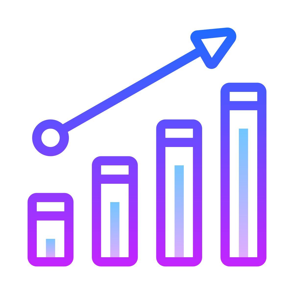 gradient style 긍정적 인 동적 icon