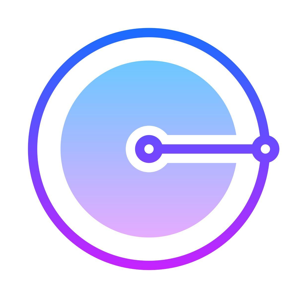 gradient style 半径 icon