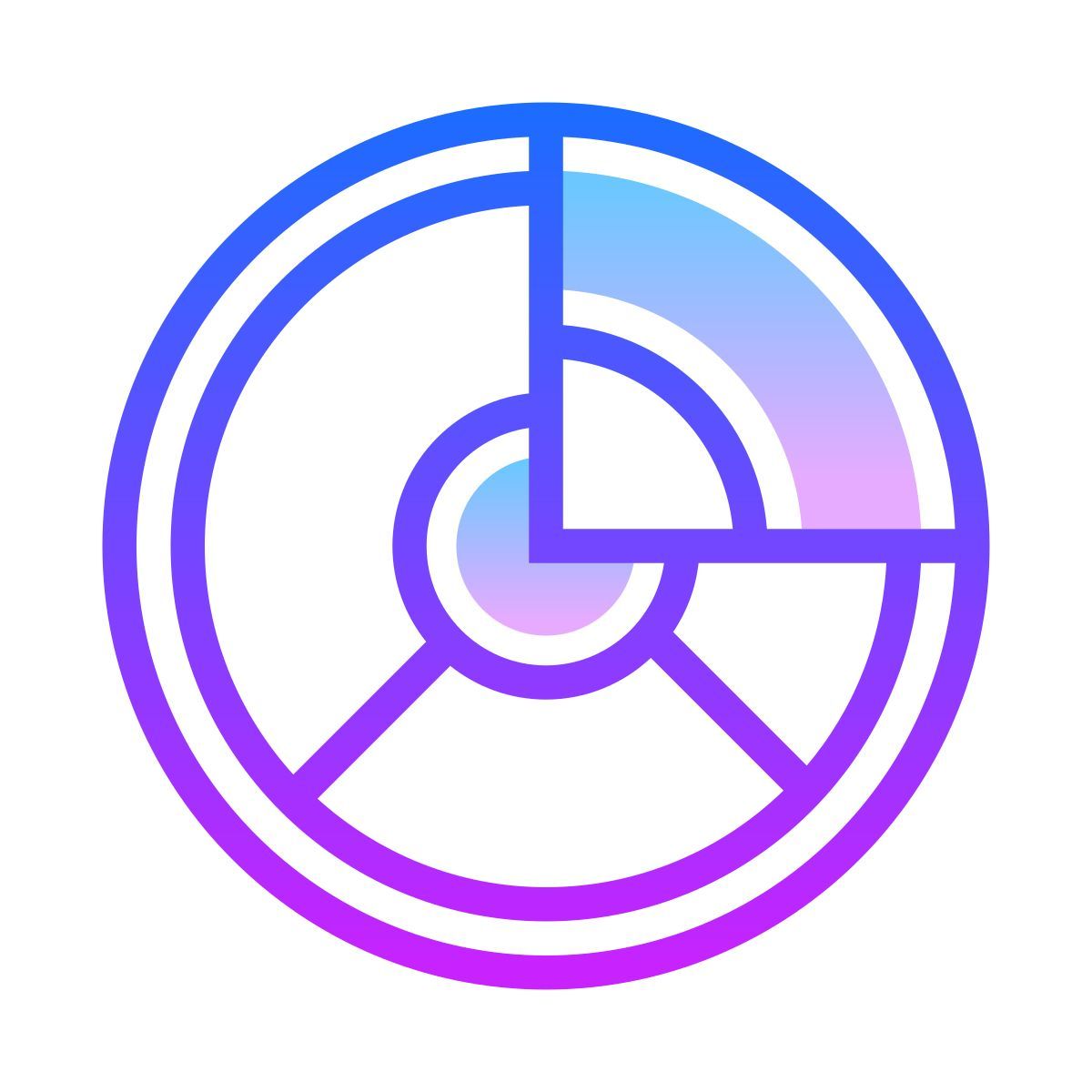 gradient style portfolio ausgleichen icon
