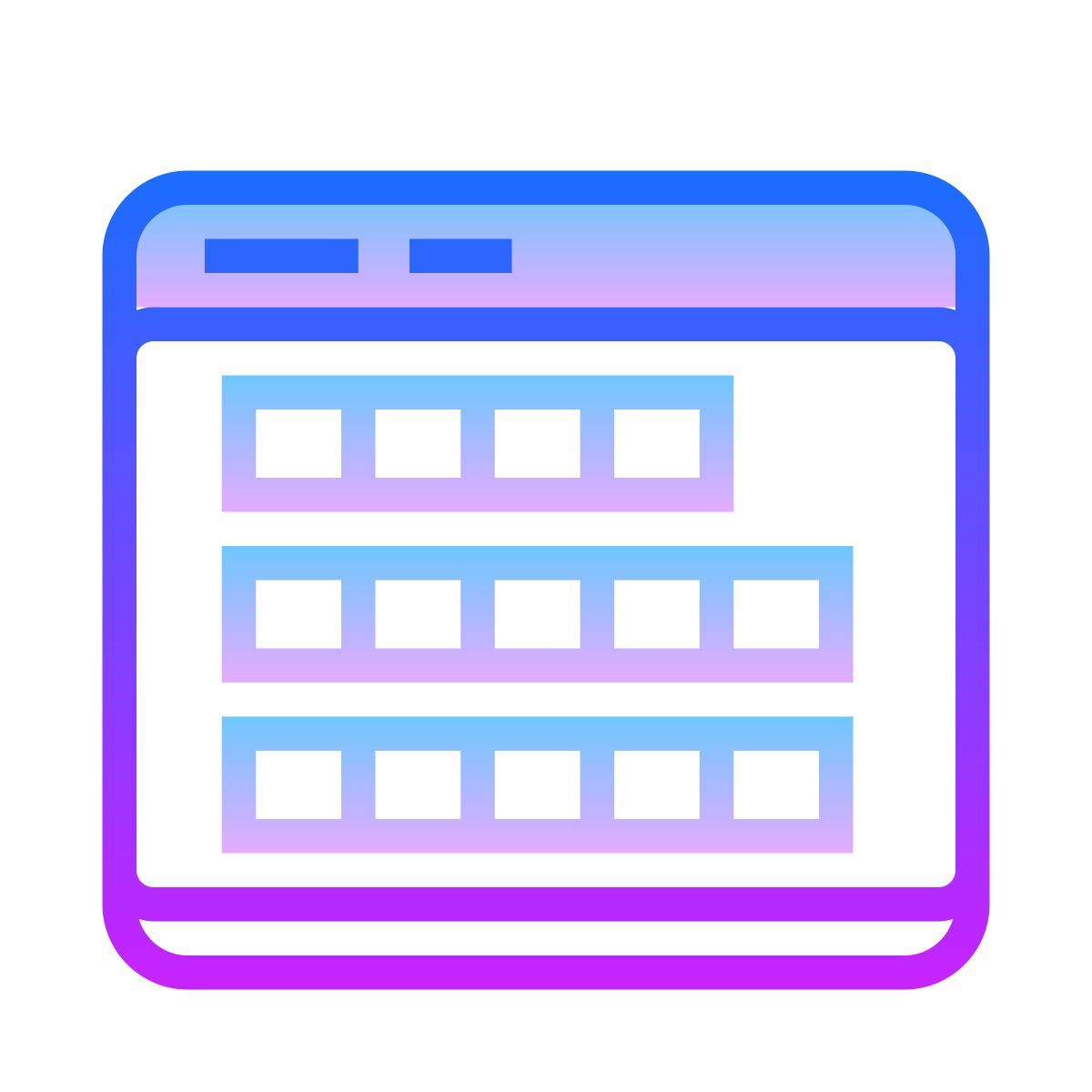 gradient style überweisungsbeleg icon