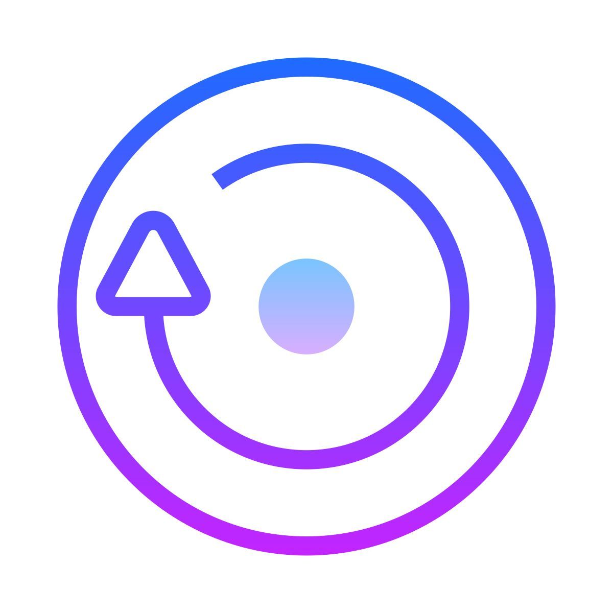 gradient style restart icon