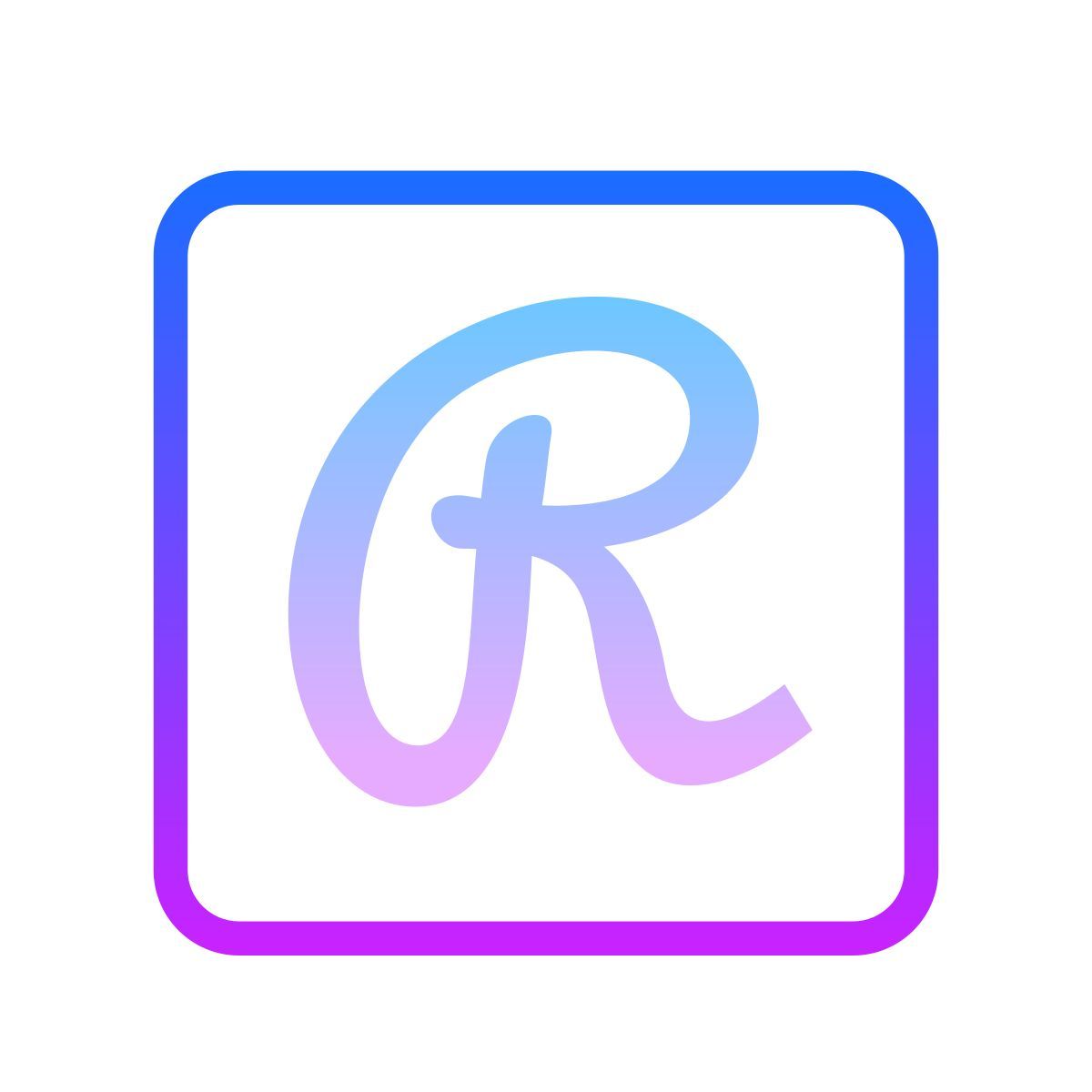 gradient style 重新直播聊天 icon