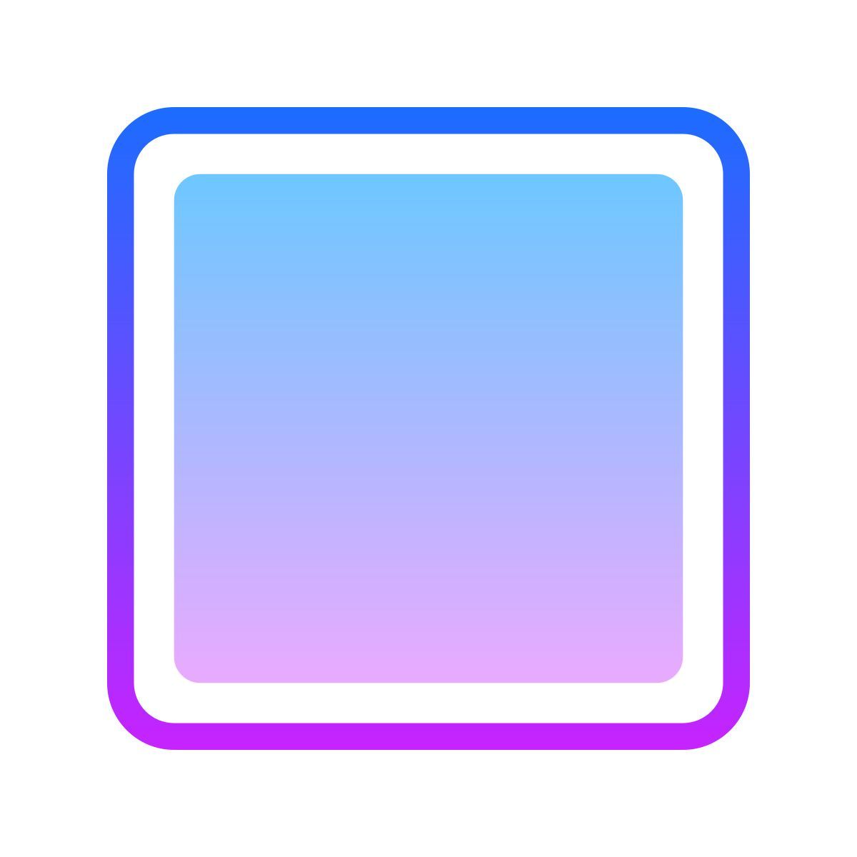 gradient style rounded square icon