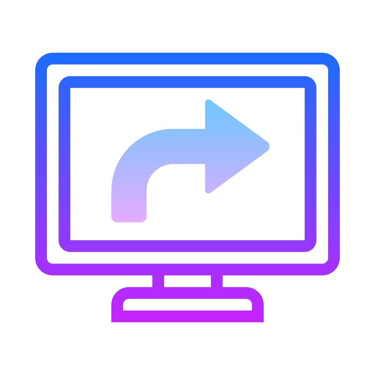 gradient style screen share icon