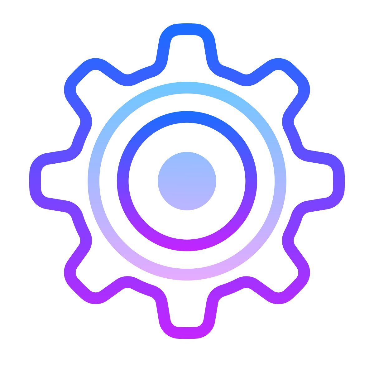gradient style ajustes icon