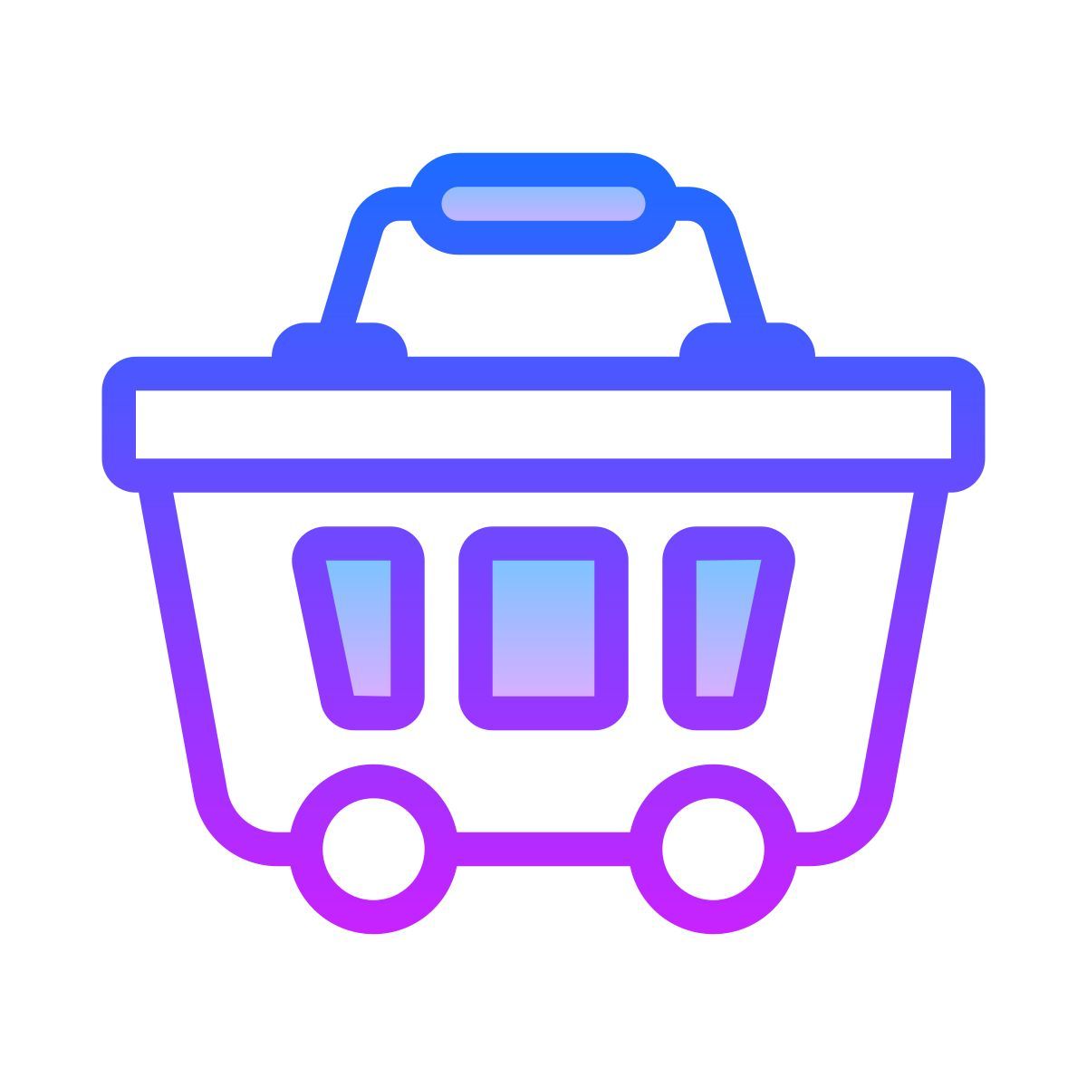 gradient style 购物车2 icon