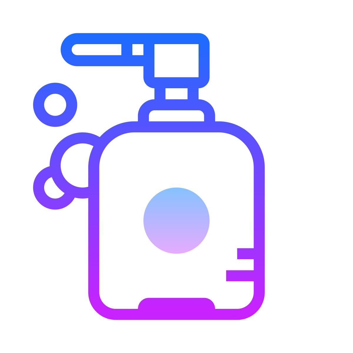 gradient style soap dispenser icon