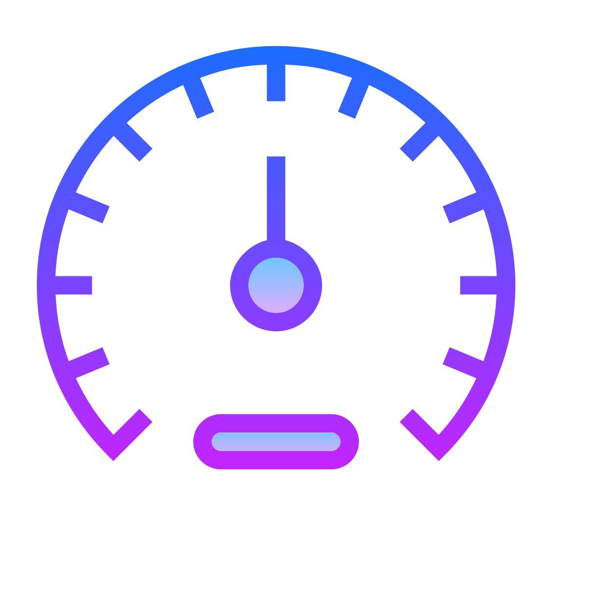 gradient style speed icon