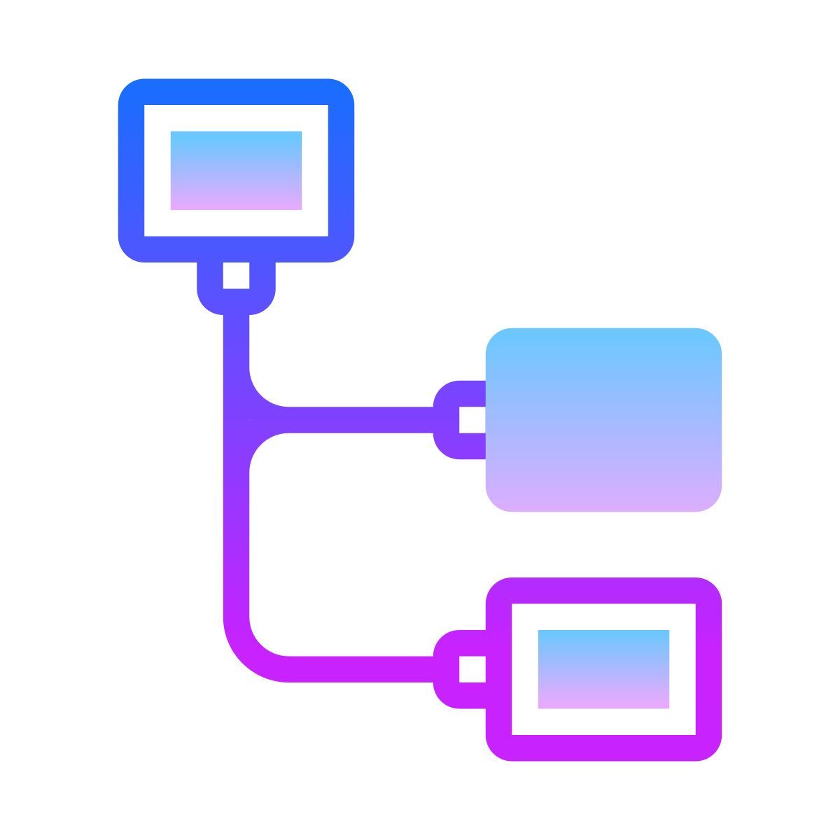 gradient style nodo icon