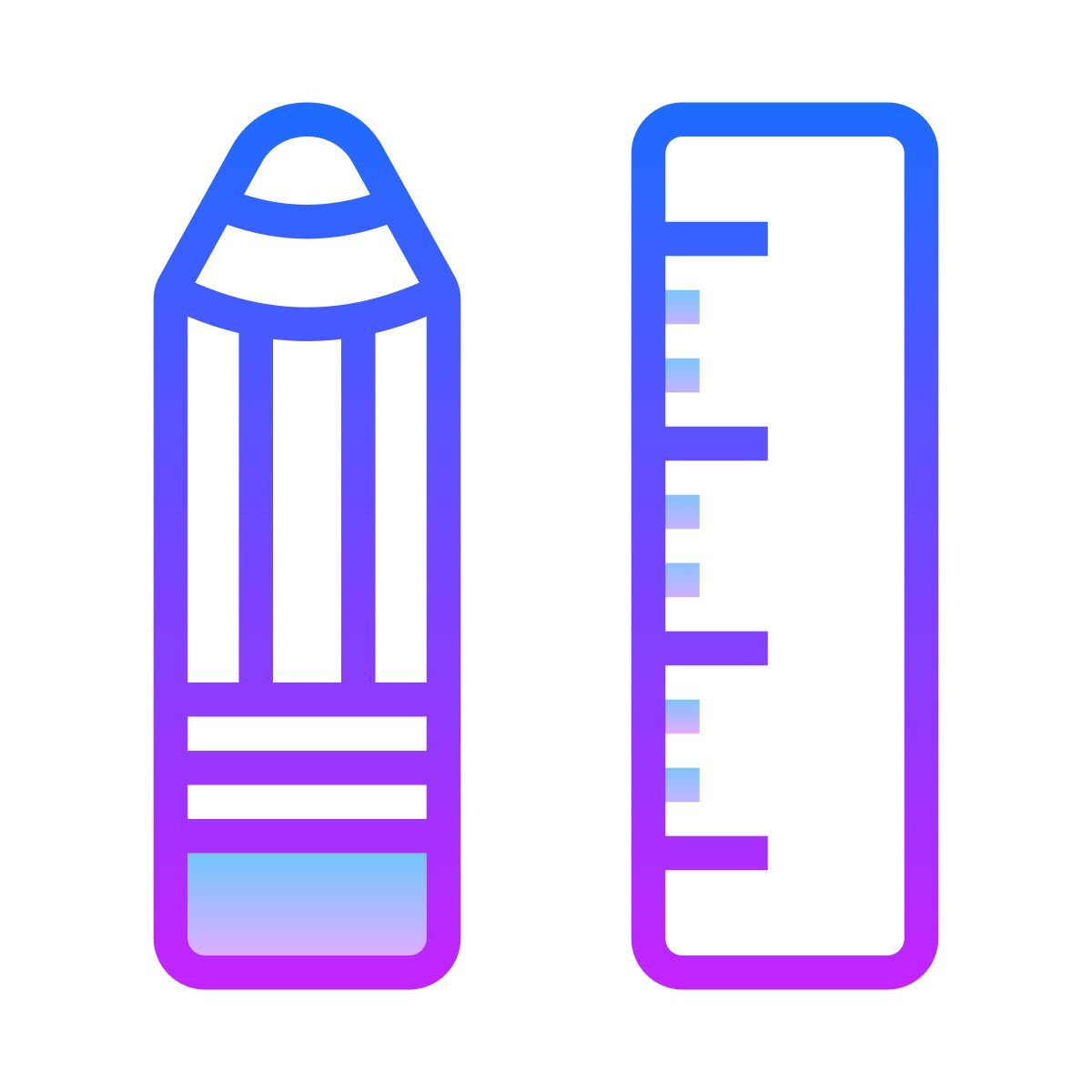 gradient style papelería icon