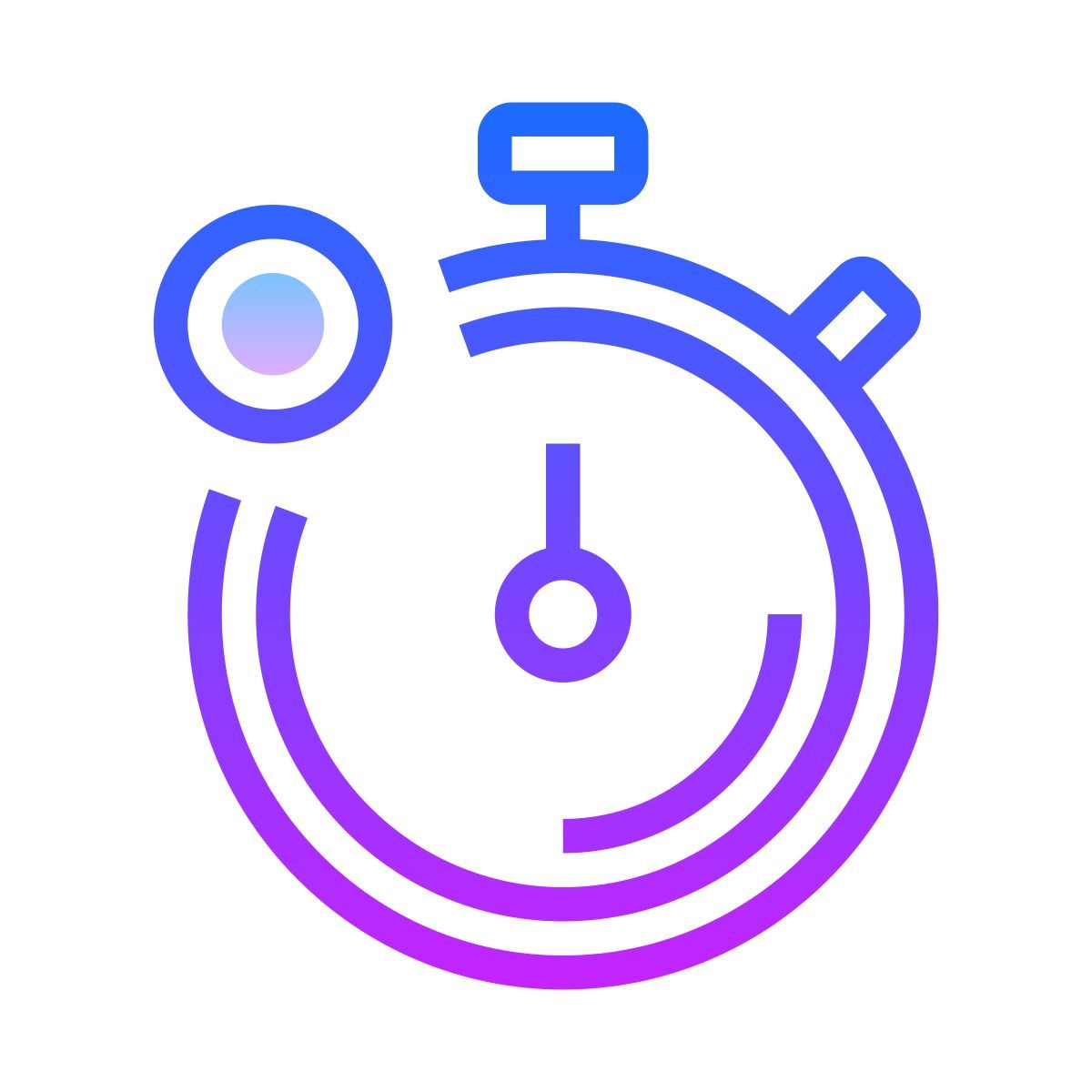 gradient style cronometro icon