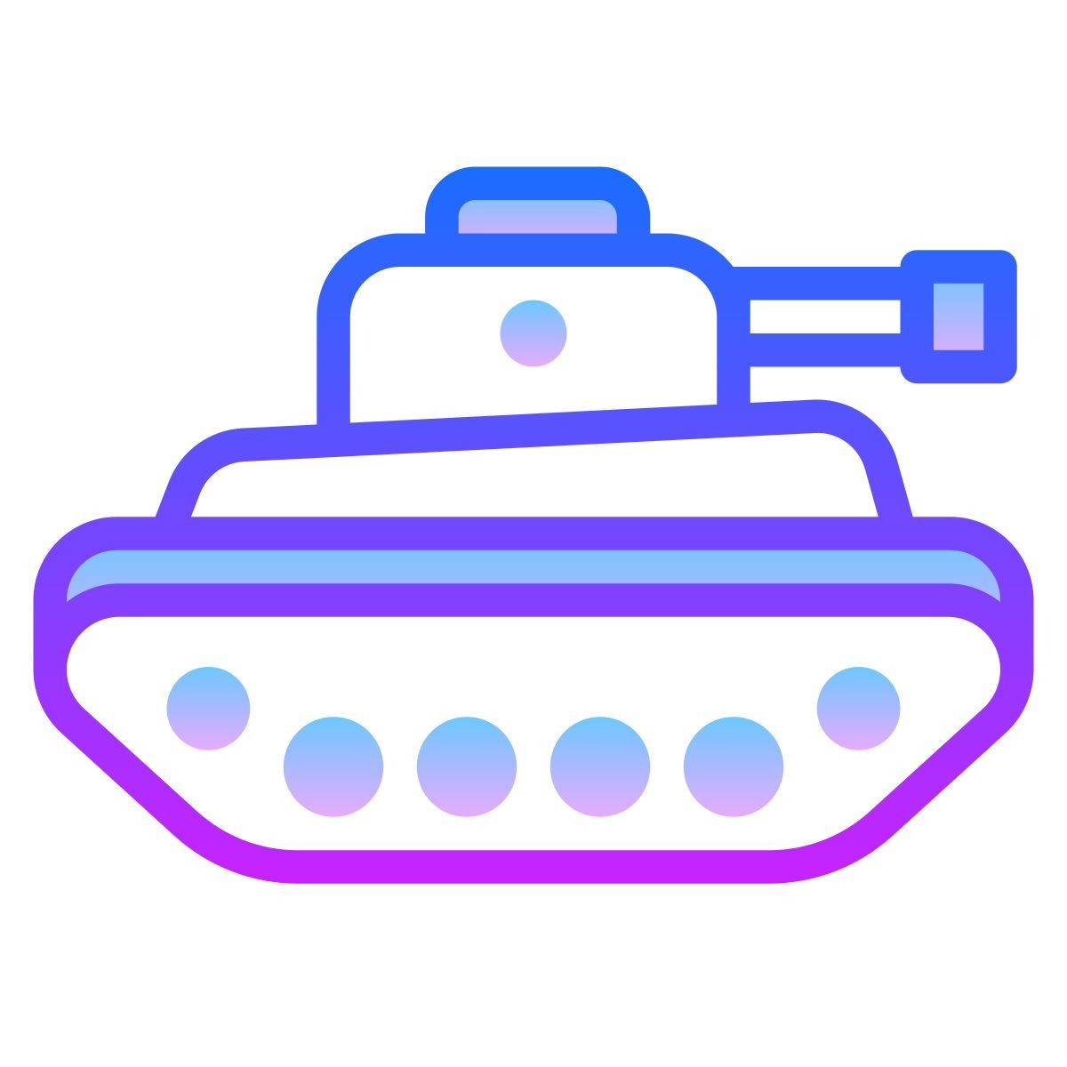gradient style 坦克 icon